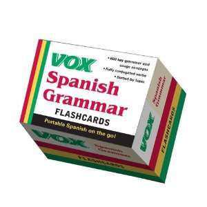  VOX Spanish Grammar Flashcards (9780071771276) Vox Books