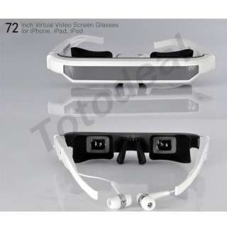 72Virtual Video Glasses Eyewear Iwear for Apple player  your private 