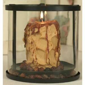    Heartwood Dropped Dish Pillar Candle Holder