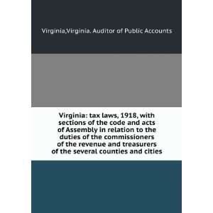   of the several counties and cities. Virginia. Virginia. Books
