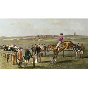 Left at the Post Etching Walsh, T N H Stock, C R Horse Racing 