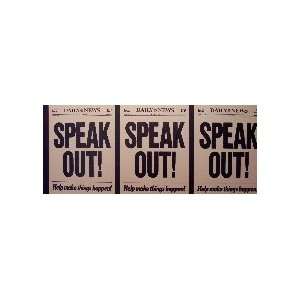  NEW YORK DAILY NEWS   SPEAK OUT (ORIGINAL NYC SUBWAY CARD 