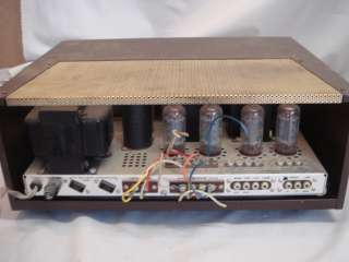 Fisher X 100 B Tube Stereo Master Control Amp Amplifier  