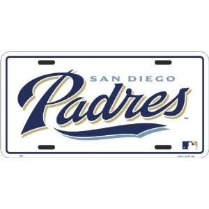  San Diego Padres Classic Metal Auto Tag Embossed 
