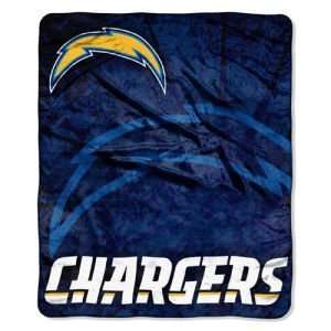 San Diego Chargers 50x60in Plush Throw Blanket