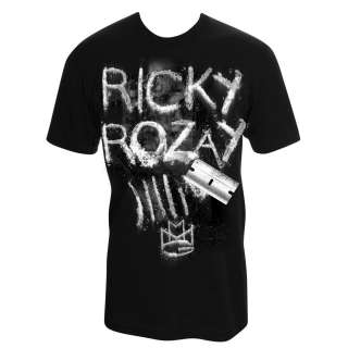 RICK ROSS Breakfast Chop Black T Shirt Maybach Music Group Cocaine Rap 