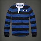   NWT Abercrombie & Fitch Mens Orebed Brook Henley Shirt Blue L, XL $68
