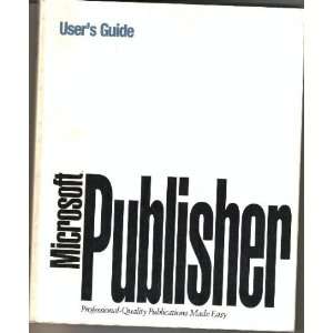  Microsoft Publisher Users Guide Microsoft Corporation 