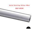 ft Solid Sterling Silver Half Round Wire Dead Soft 18 Gauge (1mm)