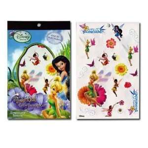    12 Piece Disney Fairies Tinkerbell Tattoo Sheets Toys & Games