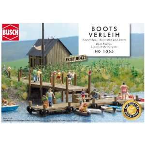  Busch 1065 Rental Boat Scene Toys & Games