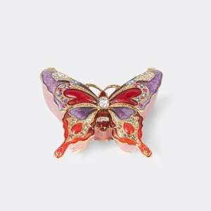  D56 Dept 56 Bejeweled Butterfly Trinket Box Crystal