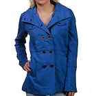 HURLEY Blue Workout Jacket womens juniors Large L  