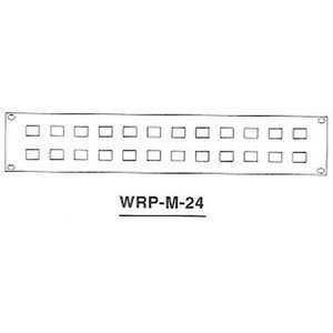  Pre Punched 24 Port Modular Patch Face Panel  KP 24 