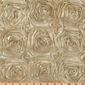  58 Wide Splenda Satin Ribbon Rosette Mocha Fabric By The 