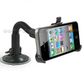   WINDSHIELD HOLDER MOUNT CRADLE STAND FOR APPLE iPhone 4 4S 4TH  