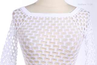 Long Sleeve Top with Holes All Over ONE SIZE FITS ALL Various Color 