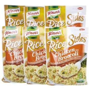 Knorr Rice Sides, Chicken Broccoli, 5.5 oz, 6 pk  Grocery 