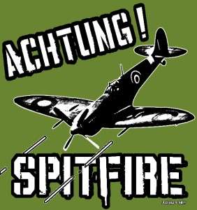 Spitfire RAF WW2 British Fighter Aircraft Rc Model Tee  