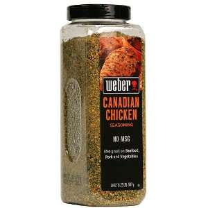 WEBER Grilling CANADIAN CHICKEN Seasoning 20 oz. (Pack of 2) NO MSG 
