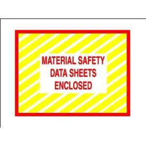  4 1/2 x 6 Material Safety Data Sheets Enclosed Packing 