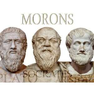    Plato, Socrates, Aristotle  Morons Coffee Mug