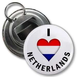   World Flag 2.25 Inch Button Style Bottle Opener With Key Ring