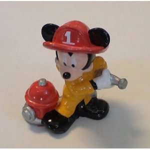  Disney Mickey Mouse Fireman Pvc Figure Toys & Games
