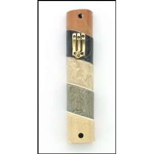   Mezuzah, Different Colors with Silvered SHIN Layers 