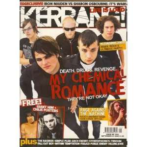 Kerrang UK Music Magazine, 3 September 2005 My Chemical Romance, Rage 