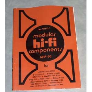   HI FI Components MHF 56, DEC 1974 Howard W. Sams and Company Books