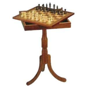  SALE Pedestal Chess & Checker Table Toys & Games