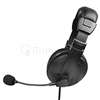 5mm Audio Output Black Overhead Headset With Mic For Computer DVD 