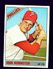 JOHN HERRNSTEIN 1966 Topps #304 Excellent Condition 