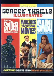 Screen Thrills #8 FNVF Spider Marx Bros Jimmy Stewart  