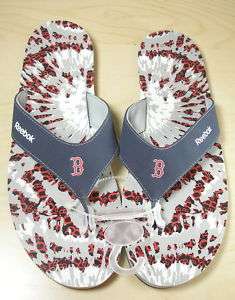 Boston Red Sox new sandals thongs flip flops Reebok  