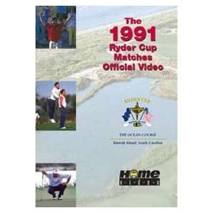 Dvd 1991 Ryder Cup Matches   Golf Multimedia  Sports 