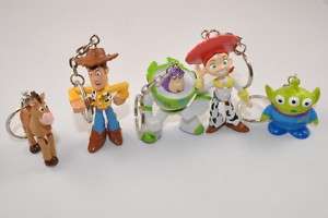 Disney Toy Story Andys Toys Cutie Toy/Keychain 5Pcs  