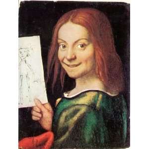   Holding a Drawing, By Caroto Giovanni Francesco 