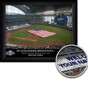 Milwaukee Brewers Personalized Stadium Print  Sports 