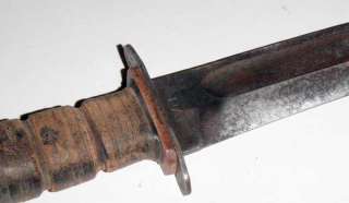 This is a Antique PAL USMC WWII Fixed Blade Fighting Knife   Military.