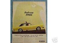 1966 FORD FALCON FUTURA SPORTS COUPE AD  