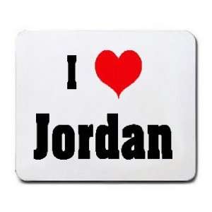  I Love/Heart Jordan Mousepad