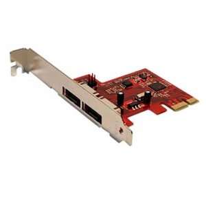  Dual Channel SATA 3 PCI Express (x1) Card (2 External 