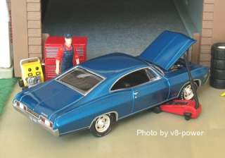 1967 CHEVY IMPALA SS 396, Opening Hood, RRs, True 164 Diecast, #3701 