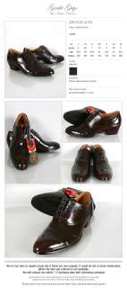 Mens Dress&Formal Genuine Leather Oxford Shoes SS069 Brown 9