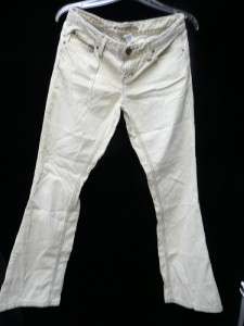   American Eagle corduroy pants size 3 4 juniors tan brown butterfly