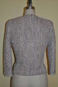 Beautiful Chanel 03P Fringed Tweed Jacket NEW 38  