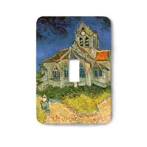  Van Gogh Church in Auvers Decorative Steel Switchplate 
