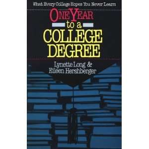  One Year to a College Degree [Paperback] Lynette Long 